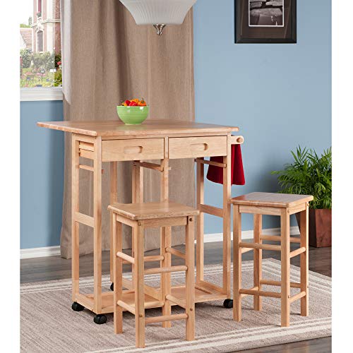Winsome Suzanne Space Saver Set, for Kitchen, 33", Coffee