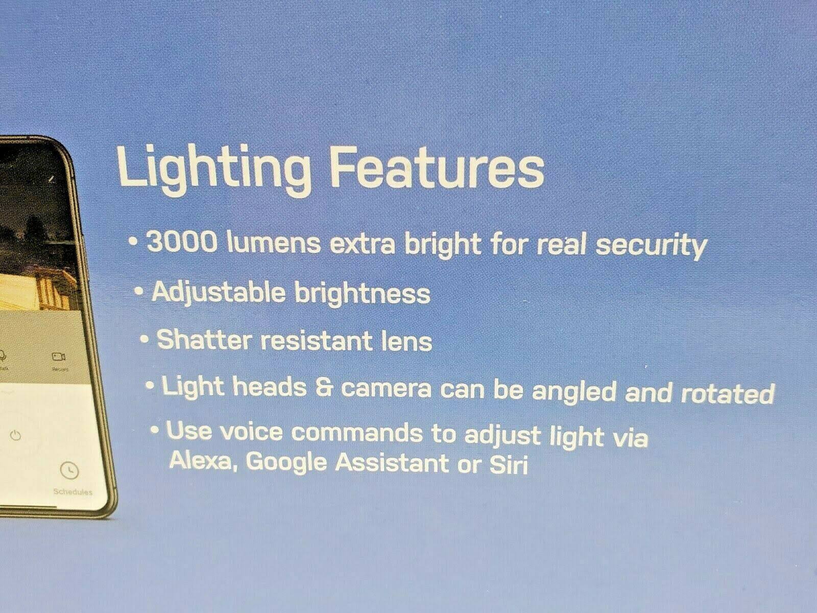 Feit Electric LED Dual Head Motion Sensor Smart Floodlight Security Camera