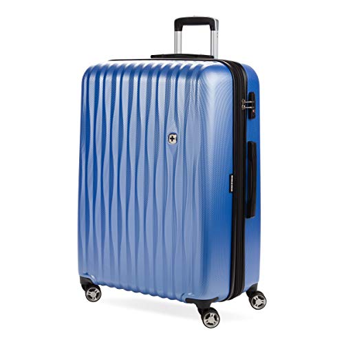 SwissGear 7272 Energie Expandable Hardside Luggage with Spinner Wheels and TSA Lock, Gunmetal, Carry-On 19-Inch