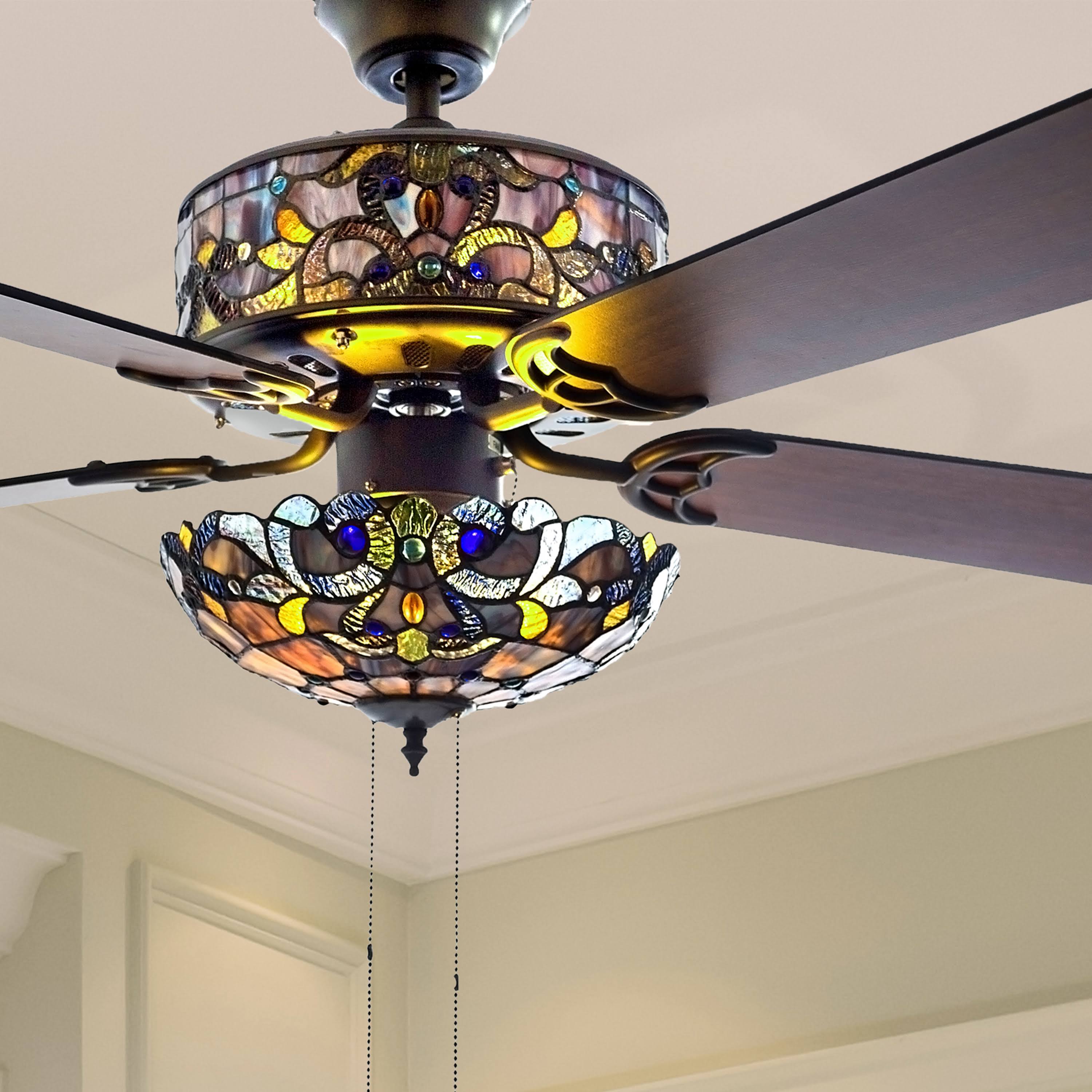 River of Goods 52 inch Magna Carta LED Ceiling Fan with Light