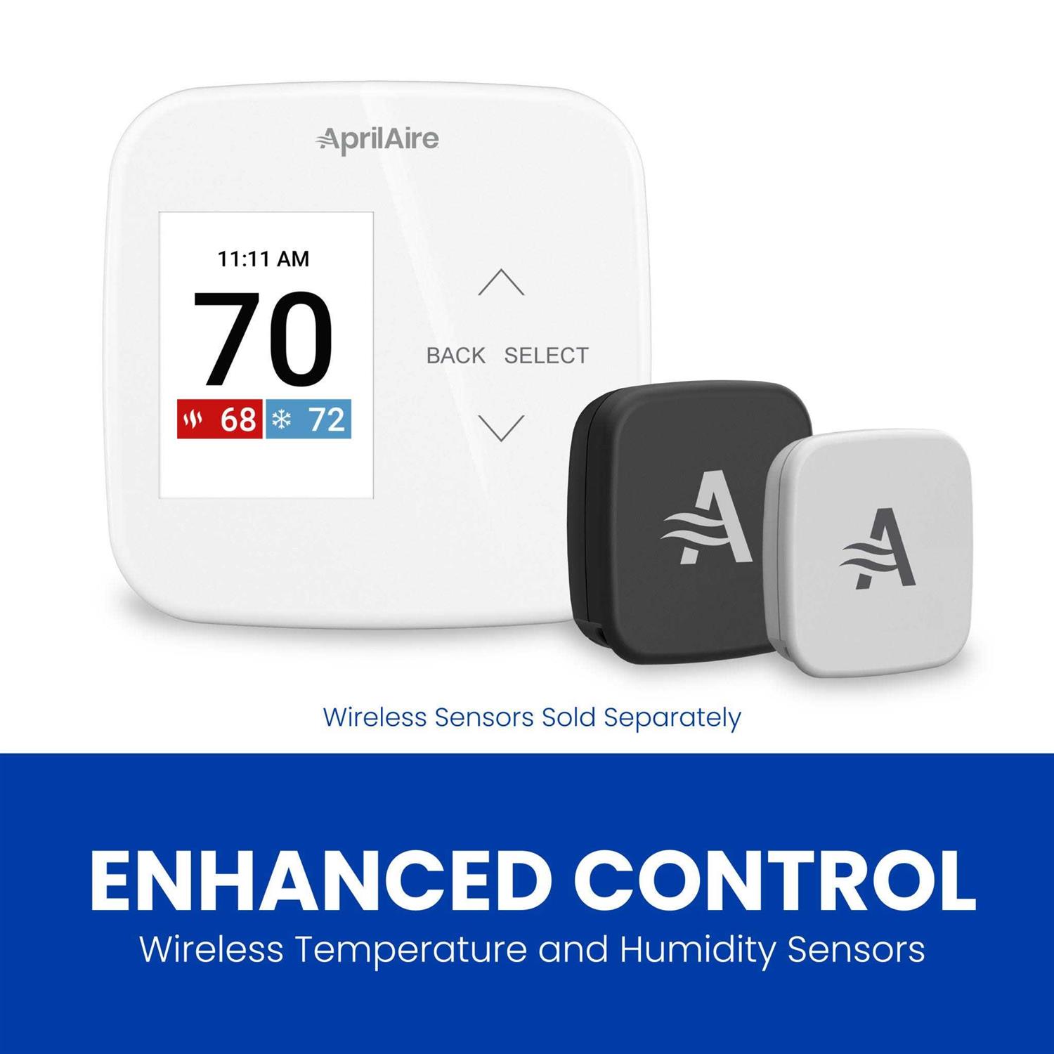 AprilAire S86WMUPR Programmable Wi-Fi Multi-Stage Universal Thermostat with IAQ Control