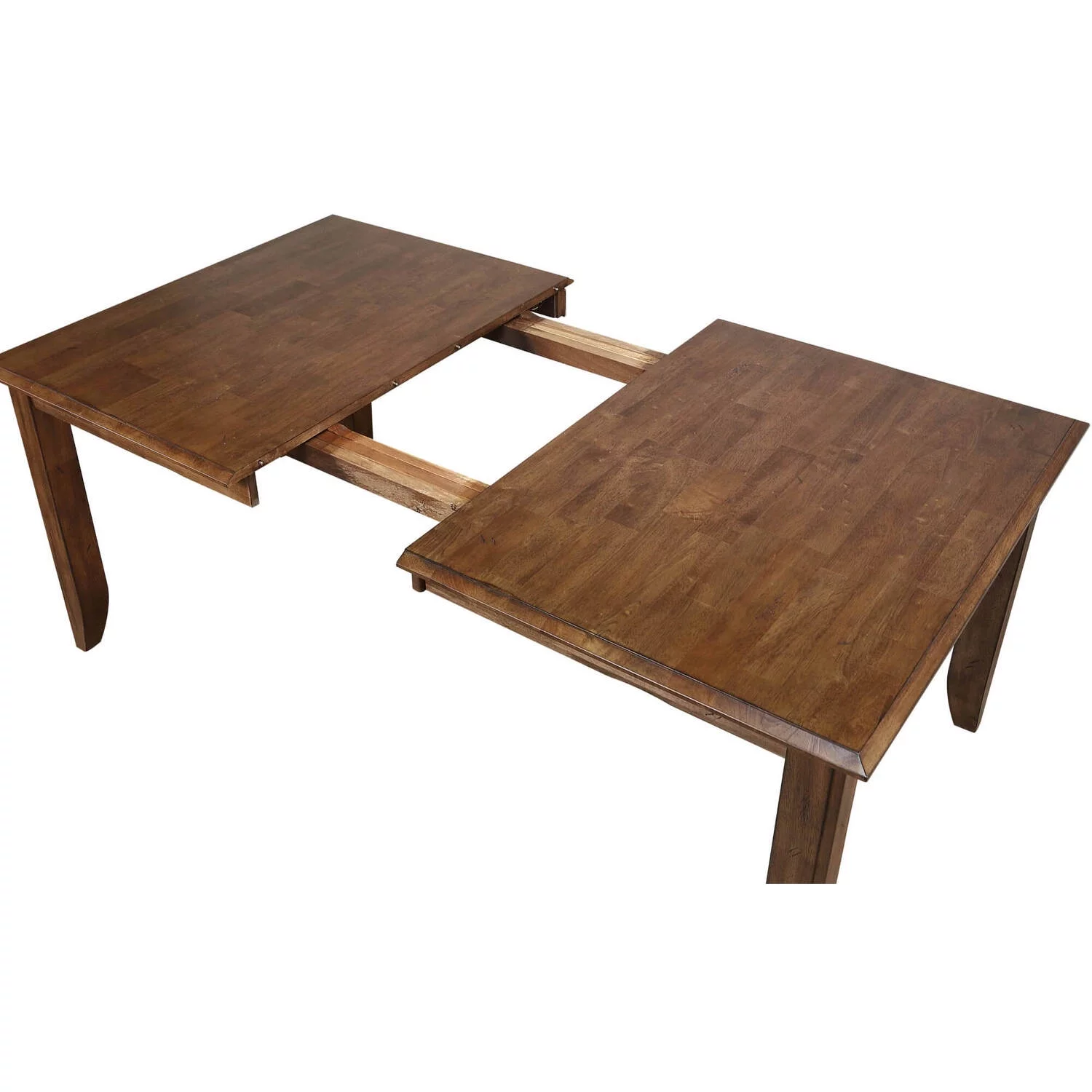 Sunset Trading Simply Brook 7-Piece 72" Extendable Wood Dining Set in Brown