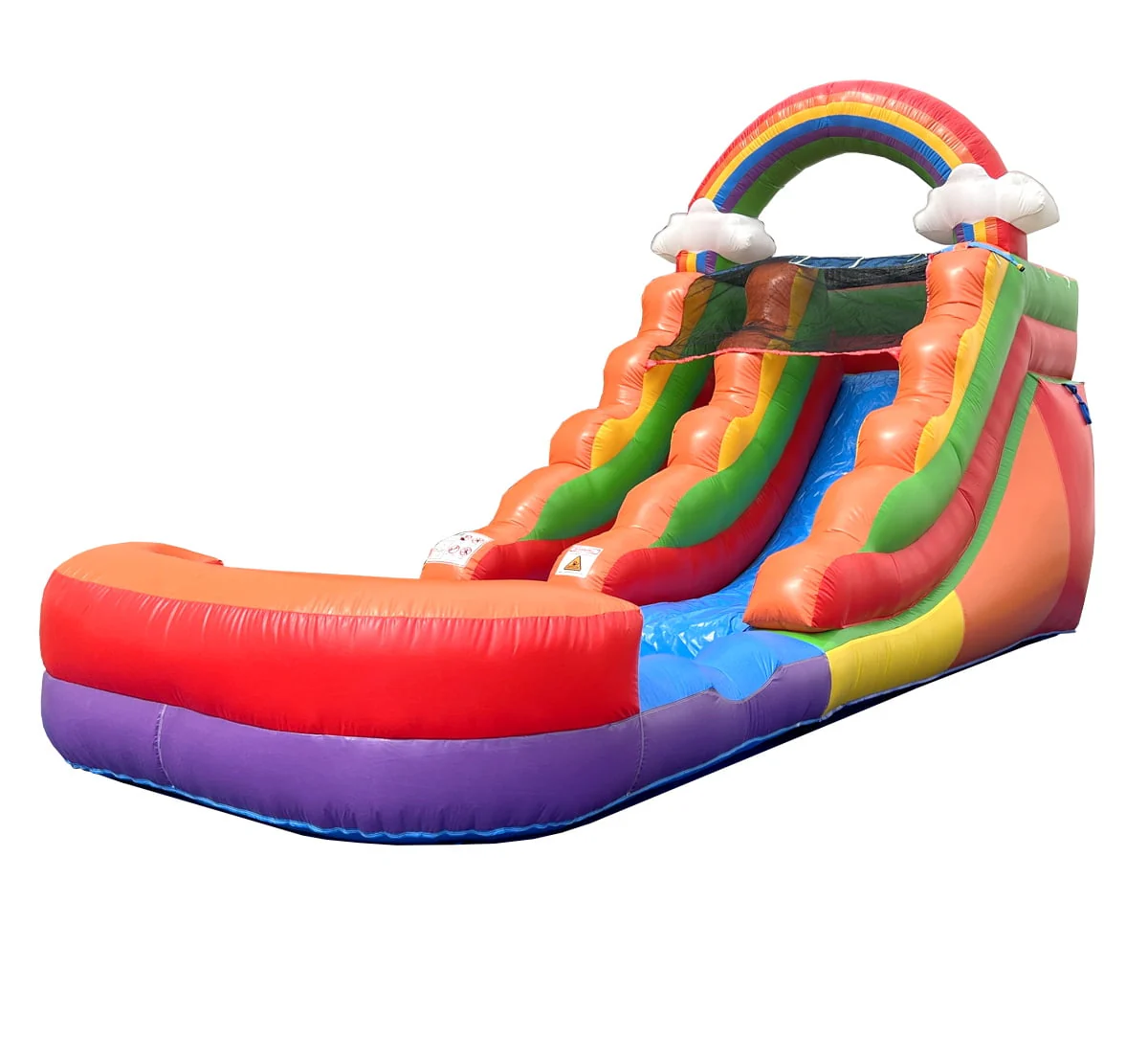 Pogo Bounce House Crossover Kids Inflatable Water Slide, Pink Unicorn with Blower, 12 ft