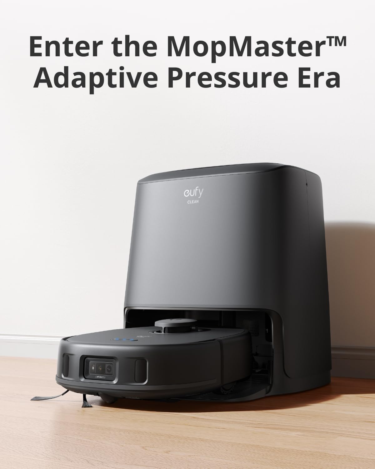 eufy Clean X9 Pro CleanerBot with MopMaster™ Adaptive Pressure Cleaning, 2 Rotating Mops, Carpet Detection with 12 mm Auto-Lifting Mops