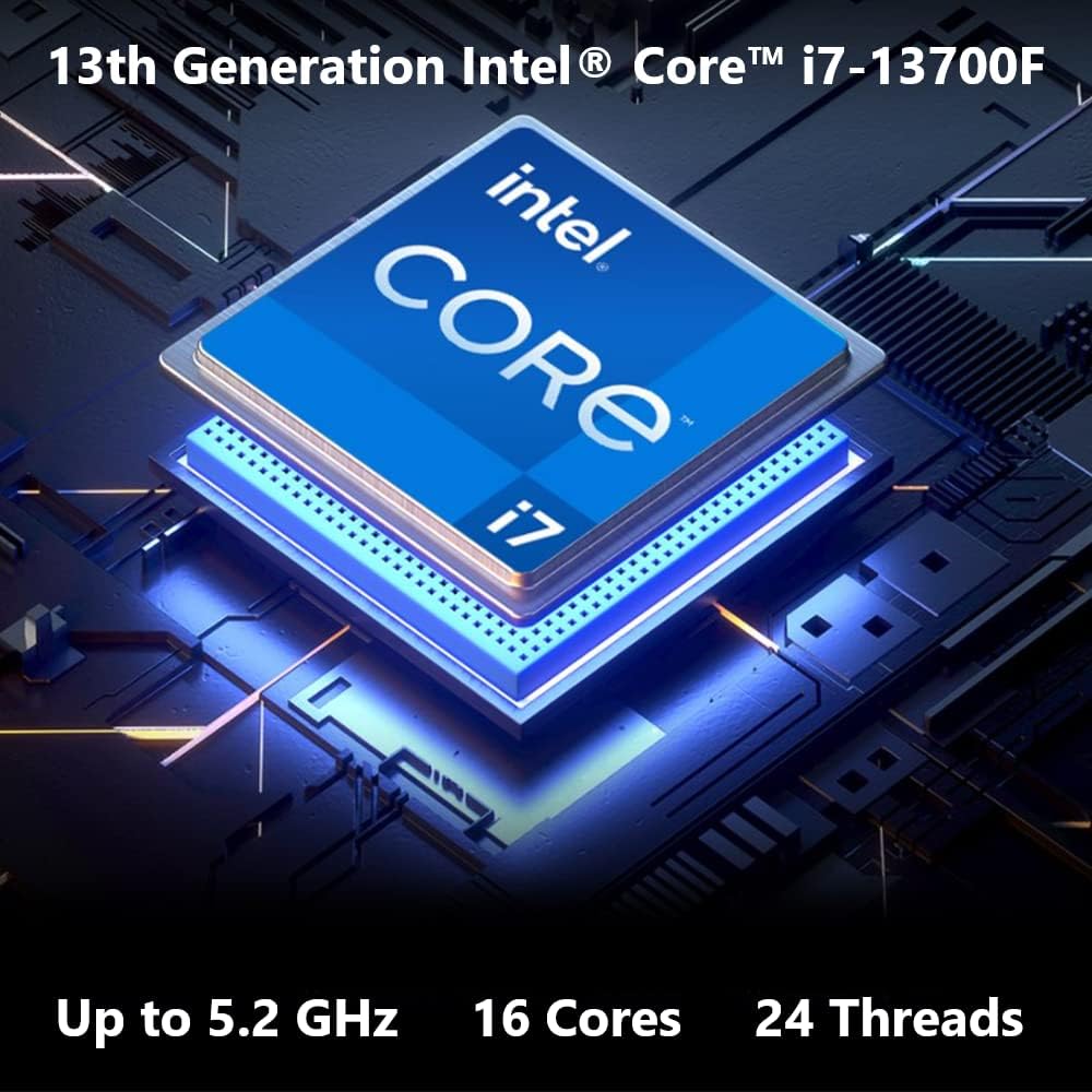 Acer Predator Orion 3000 PO3-650-UR14 Gaming Desktop | 13th Gen Intel Core i7-13700F 16-Core | NVIDIA GeForce RTX 3070 | 16GB DDR5 | 1TB PCIe Gen 4