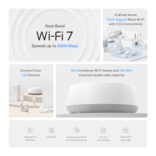 TP-Link Deco X55 AX3000 WiFi 6 Mesh System - Covers up to 6500 Sq.Ft, Replaces Wireless Router and Extender, 3 Gigabit Ports per Unit