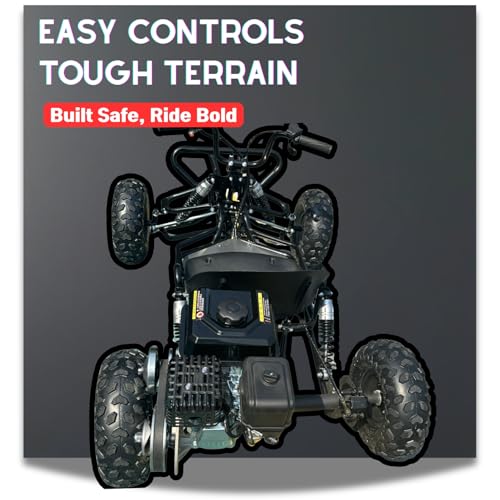 Zliathor Go Kart for Adults & Kids 212cc 4-Stroke Gas 45MPH CVT Transmission, 6'' Off-Road Tires, Hydraulic Disc Brakes