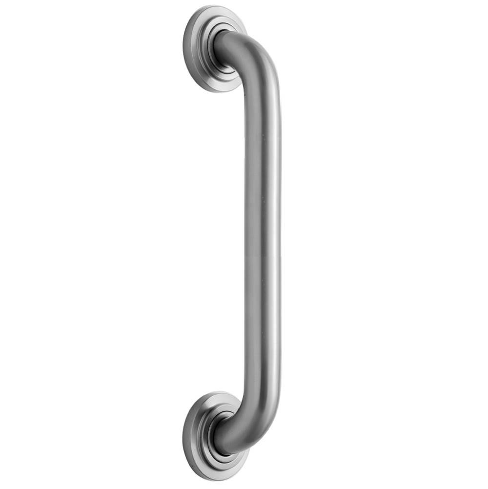 Jaclo 2636-ACU - 36 inch Grab Bar with Contemporary Round Flange