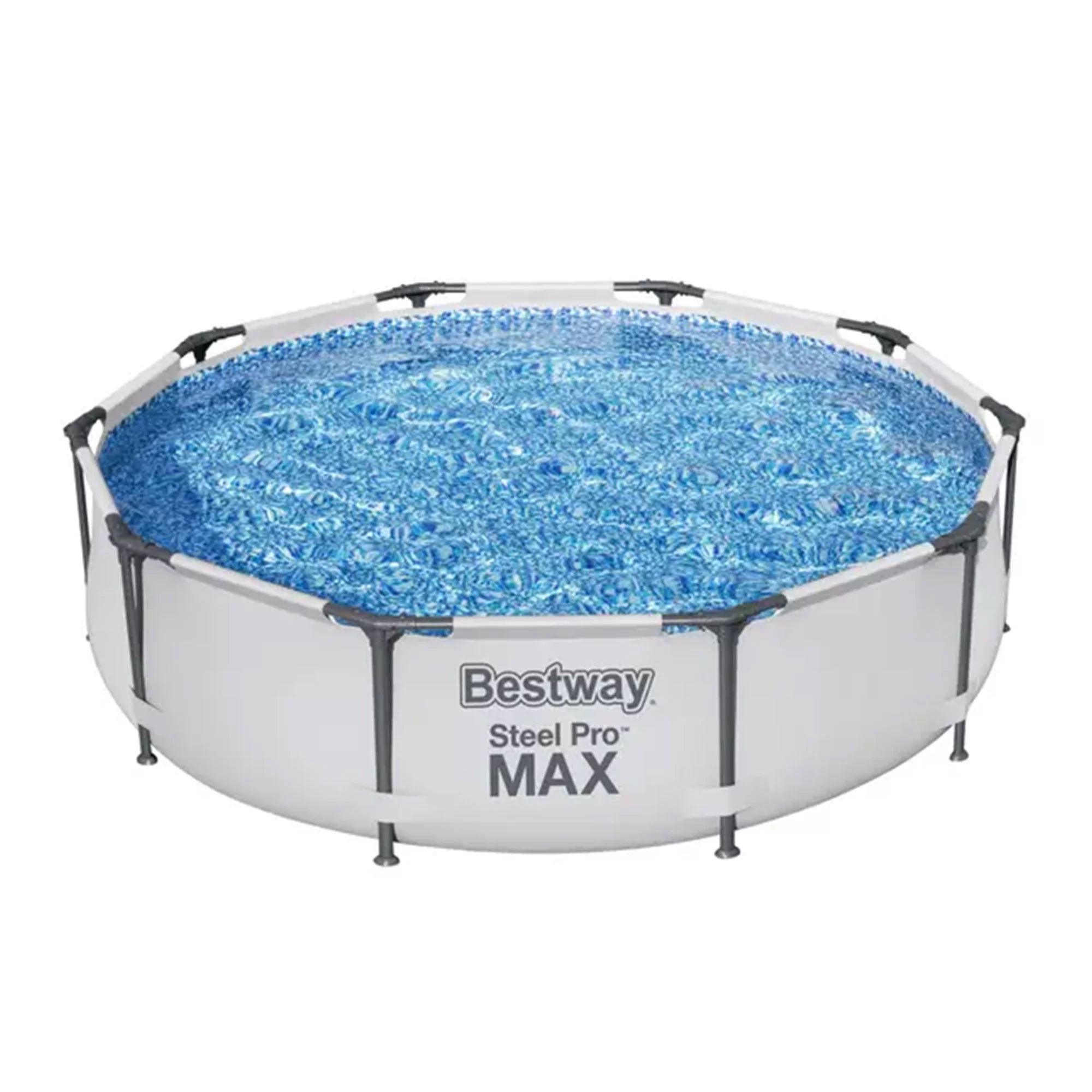 Bestway Steel Pro MAX 10'x30" Above Ground Outdoor Swimming Pool with Pump Metal frame pools Round