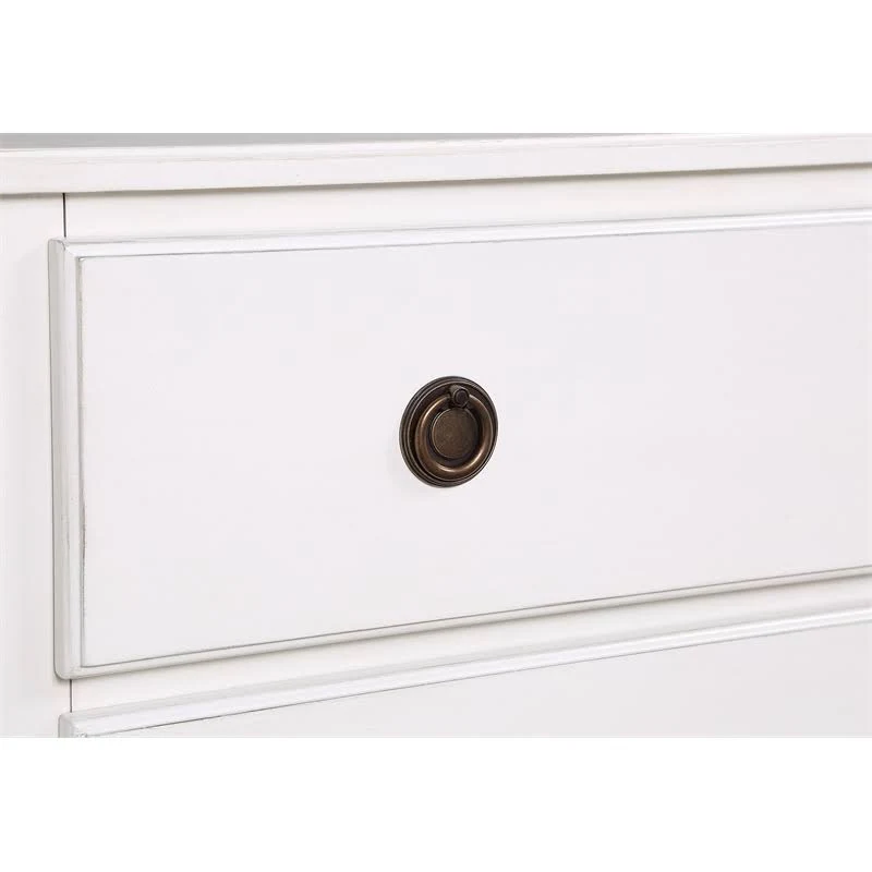 Cambridge Antique White 3-Drawer Wood Dresser