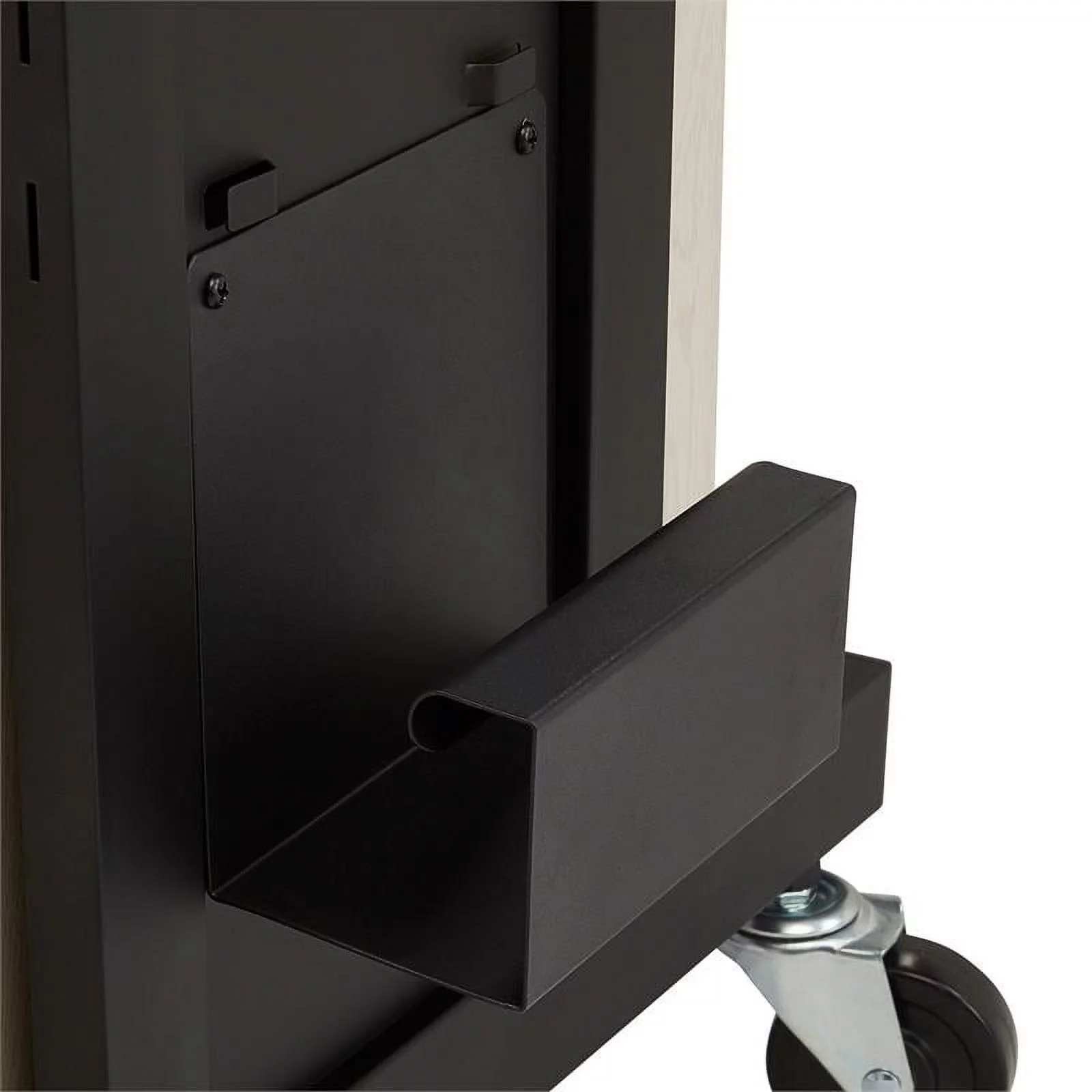 Oklahoma Sound PRC Series Metal Premium Plus Presentation Cart in Ivory/Black