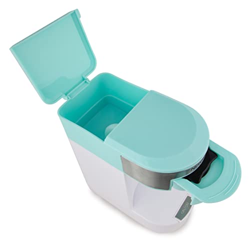 Nostalgia MyMini Single Coffee Maker, Brews K-Cup & Other Pods, Serves up to 14 Ounces, Tea, Chocolate, Hot Cider, Lattes