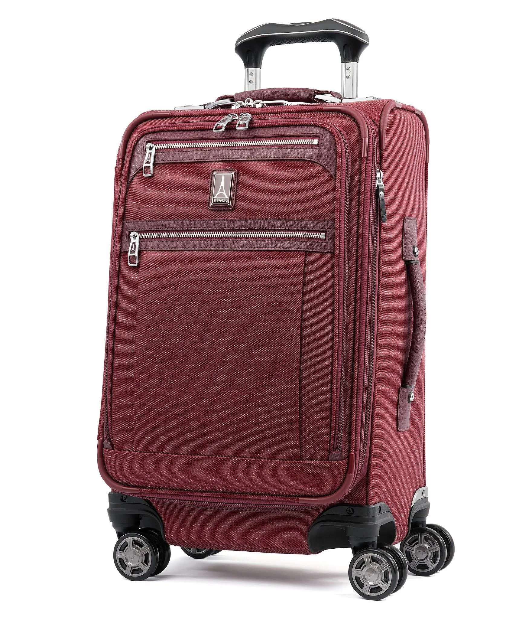 Travelpro Platinum Elite 21x22 Expandable Carry-On Spinner - Bordeaux