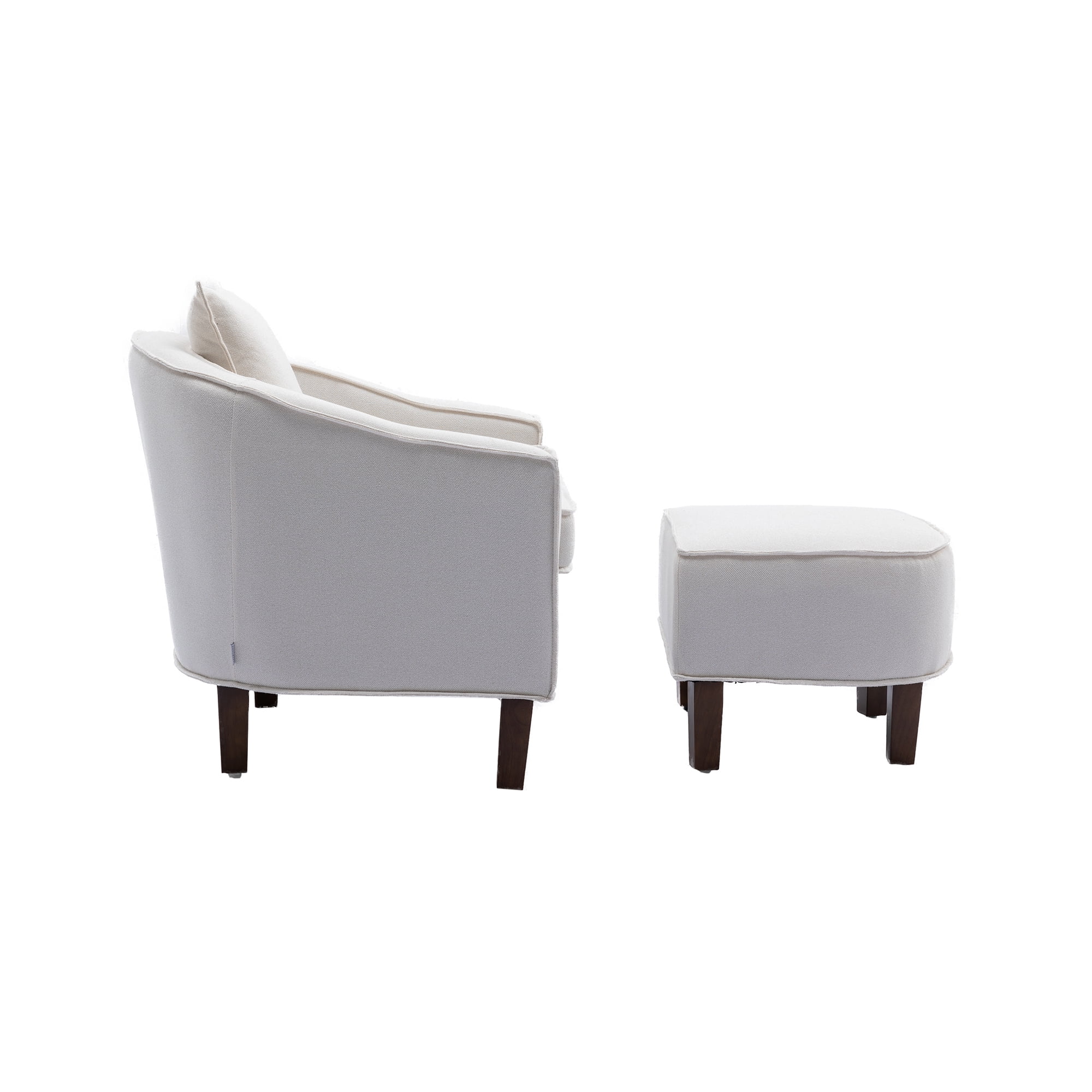 Upgrade Your Living Room with a Mid Century Modern Accent Chair and Ottoman Set
