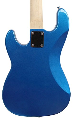 Beginner Series Bass Guitar Bundle with 15-Watt Amp, Gig Bag, Instrument Cable, Strap, Picks, and Polishing Cloth - Sunburst