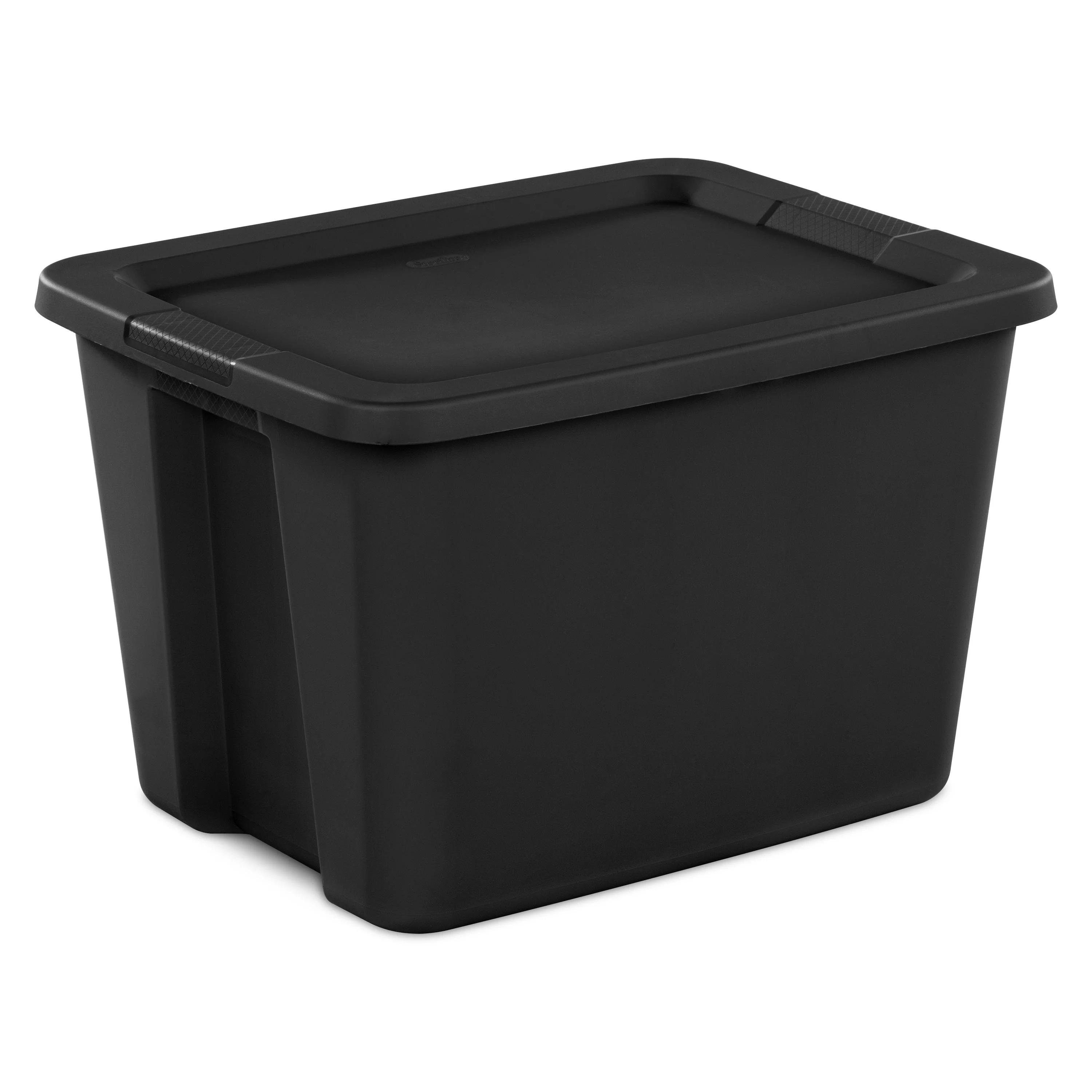 Sterilite 18 Gallon Tote Box Plastic, Gray, Set of 8