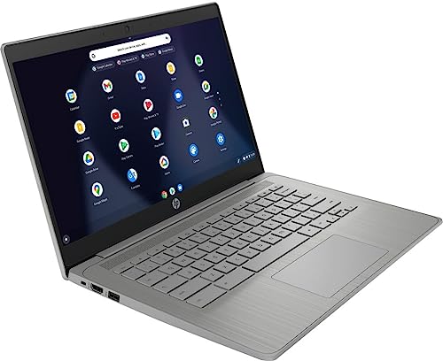HP 2023 Chromebook Laptop, 14 Inch Display, Intel Celeron N4120 Processor, 4GB RAM, 64GB eMMC, Intel UHD Graphics 600, WiFi, Bluetooth, Chrome OS