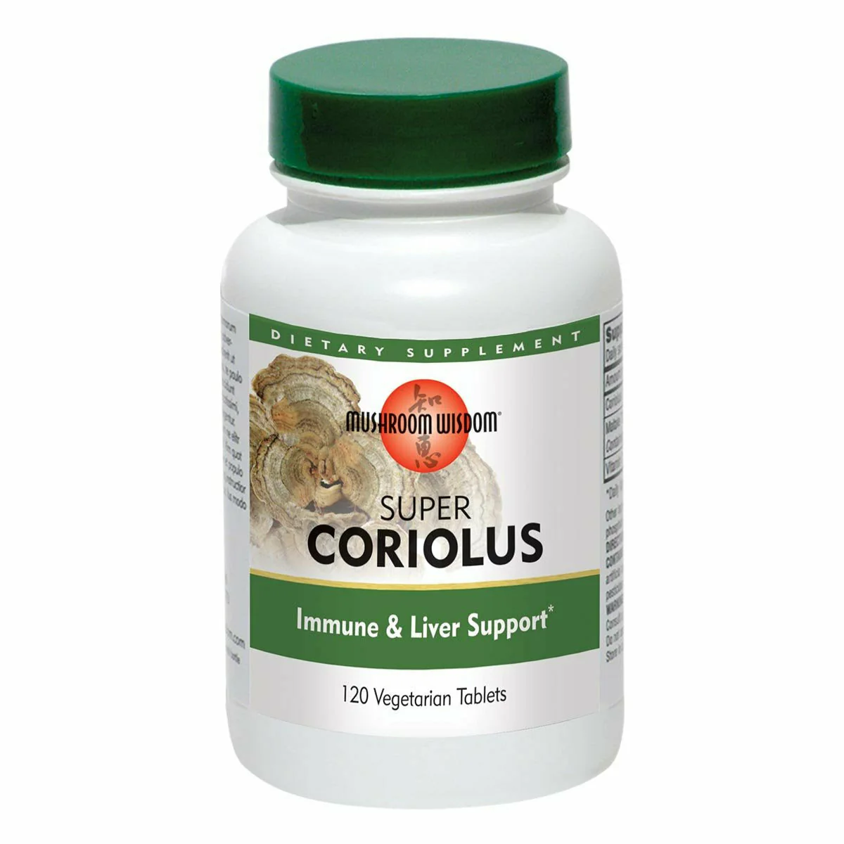 Super Coriolus 120 vegtabs by Mushroom Wisdom, Inc. - Kansas Nuitrition - HNZSDS