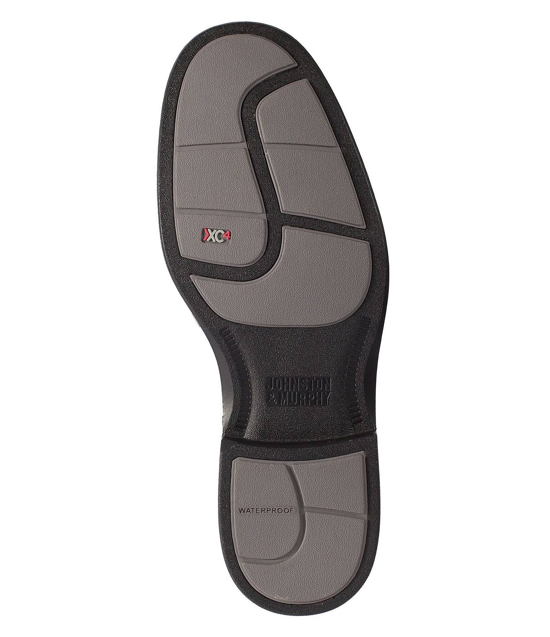 Johnston u0026 Murphy Men&s Stanton Moc Venetian, Black Waterproof Calfskin Size: 12 M