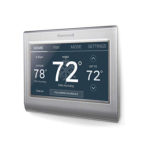 Honeywell Home RTH9585WF Wi-Fi Smart Color Thermostat, 7 Day Programmable, Touch Screen, Energy Star, Alexa Ready, C-Wire Required