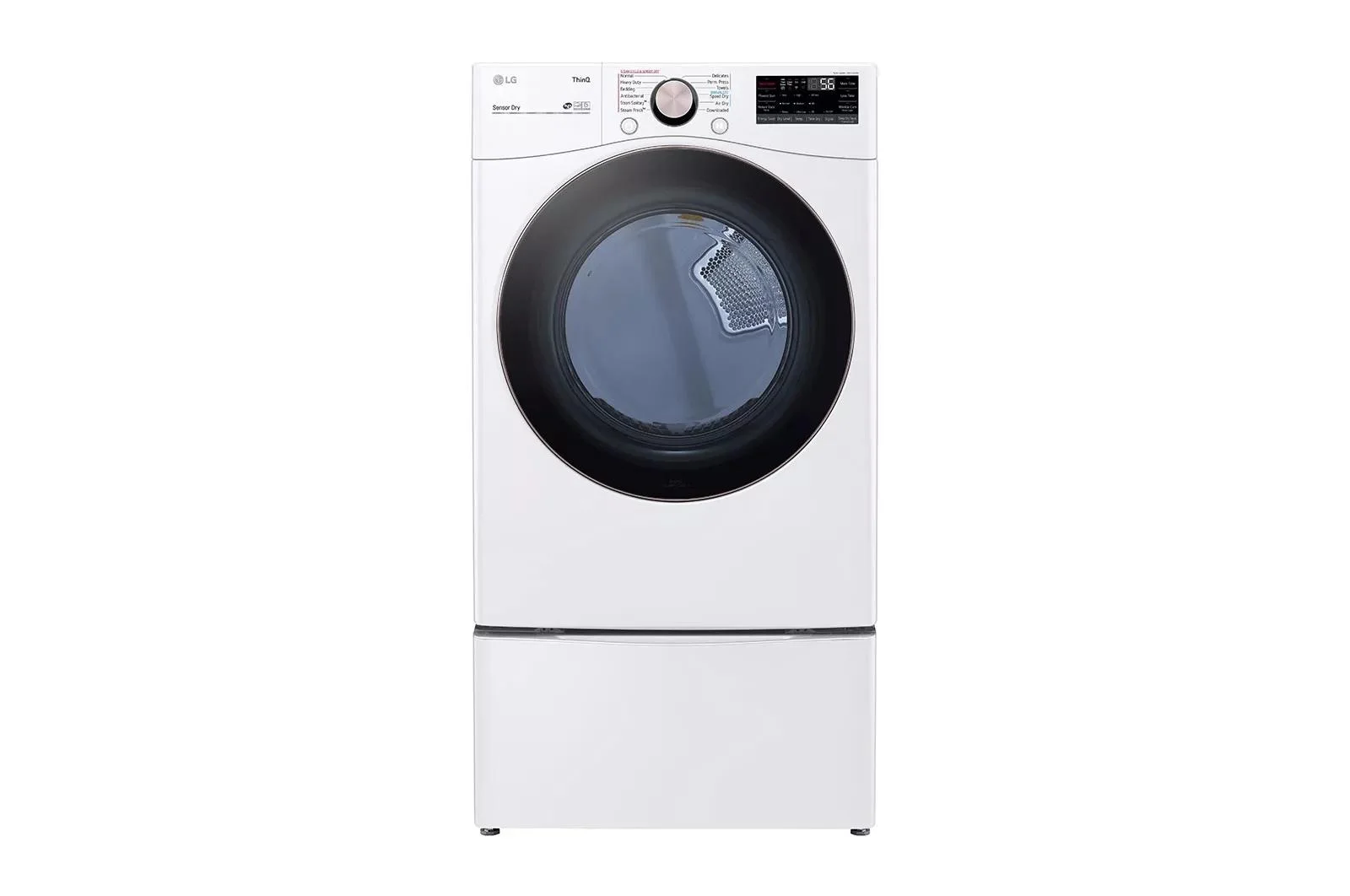 Lg Dlex4000 27" Wide 7.4 Cu. Ft. Energy Star Rated Dryer - White