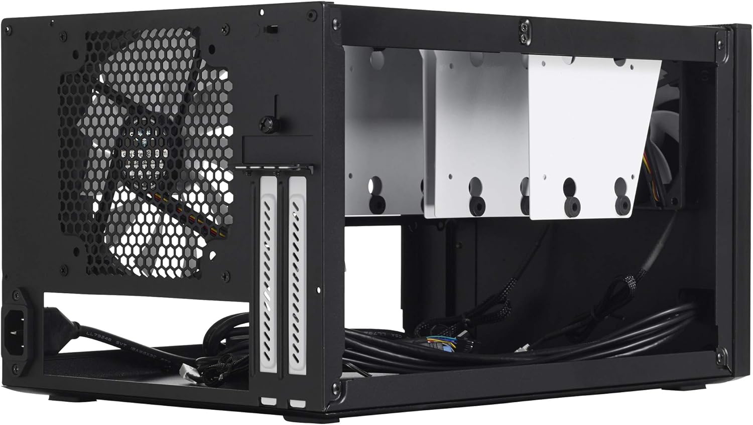 Fractal Design Node 304 - Black - Mini Cube Compact Computer Case - Small Form Factor - Mini ITX – Mitx - High Airflow - Modular Interior