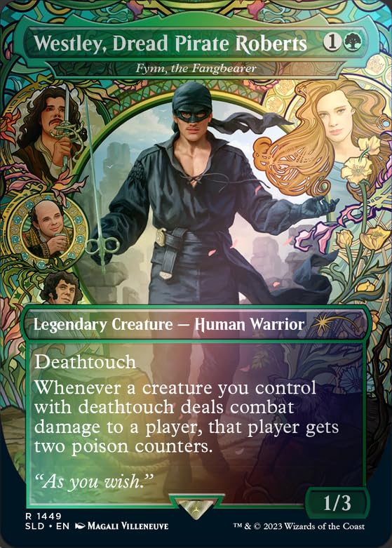 Wizards of the Coast Magic The Gathering: Secret Lair - The Princess Bride (Foil Edition) Collectible Card Set, Card set, 9 pieces