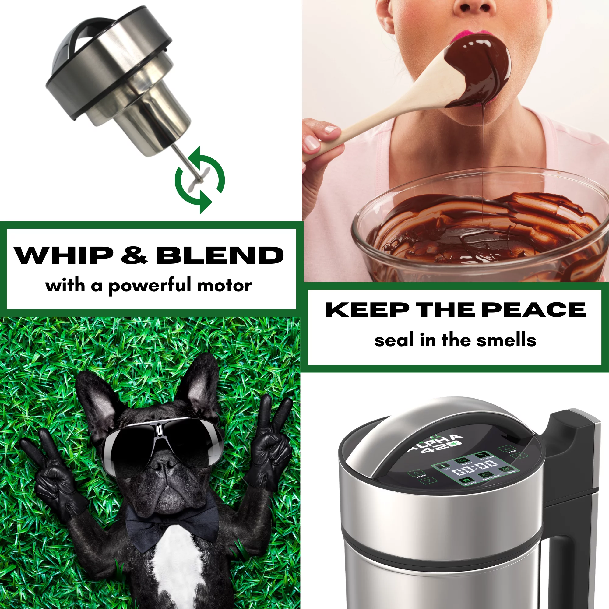 ALL IN 1 - Infusion & Decarb Machine for Butters, Oils, Tinctures and more, EdiWhip Infuser to Make Edibles Mess & Fuss Free