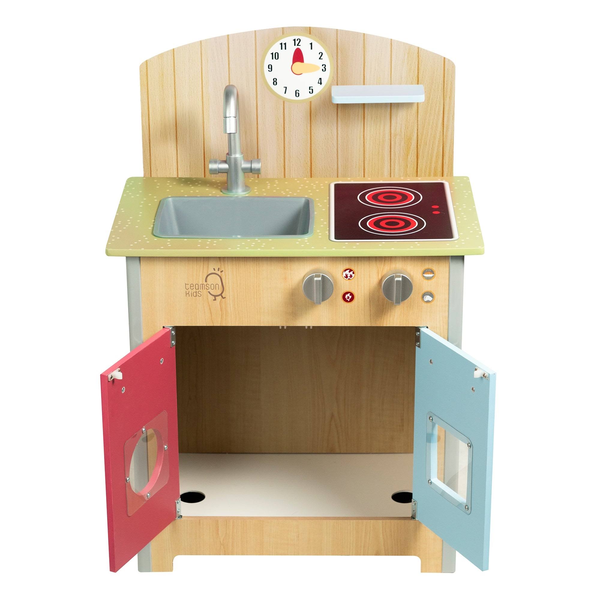 Teamson Kids - Little Chef Porto Classic Play Kitchen - Wood