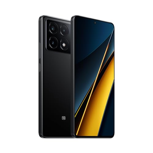 Xiaomi Poco X6 PRO 5G + 4G LTE Global Unlocked (512GB + 12GB) GSM 6.67" 64MP Triple Camera (Tmobile Mint Tello Global) + (Car Fast Car Dual Charger