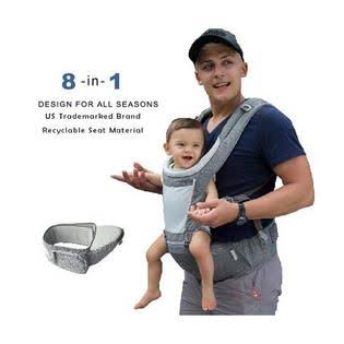 Dada Hip Seat Baby Carrier, Airflow 360 Ergonomic Baby Carrier with Hi