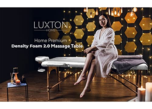 Luxton Home Premium Foam Massage Table Portable Foldable Massage Bed Height Adjustable