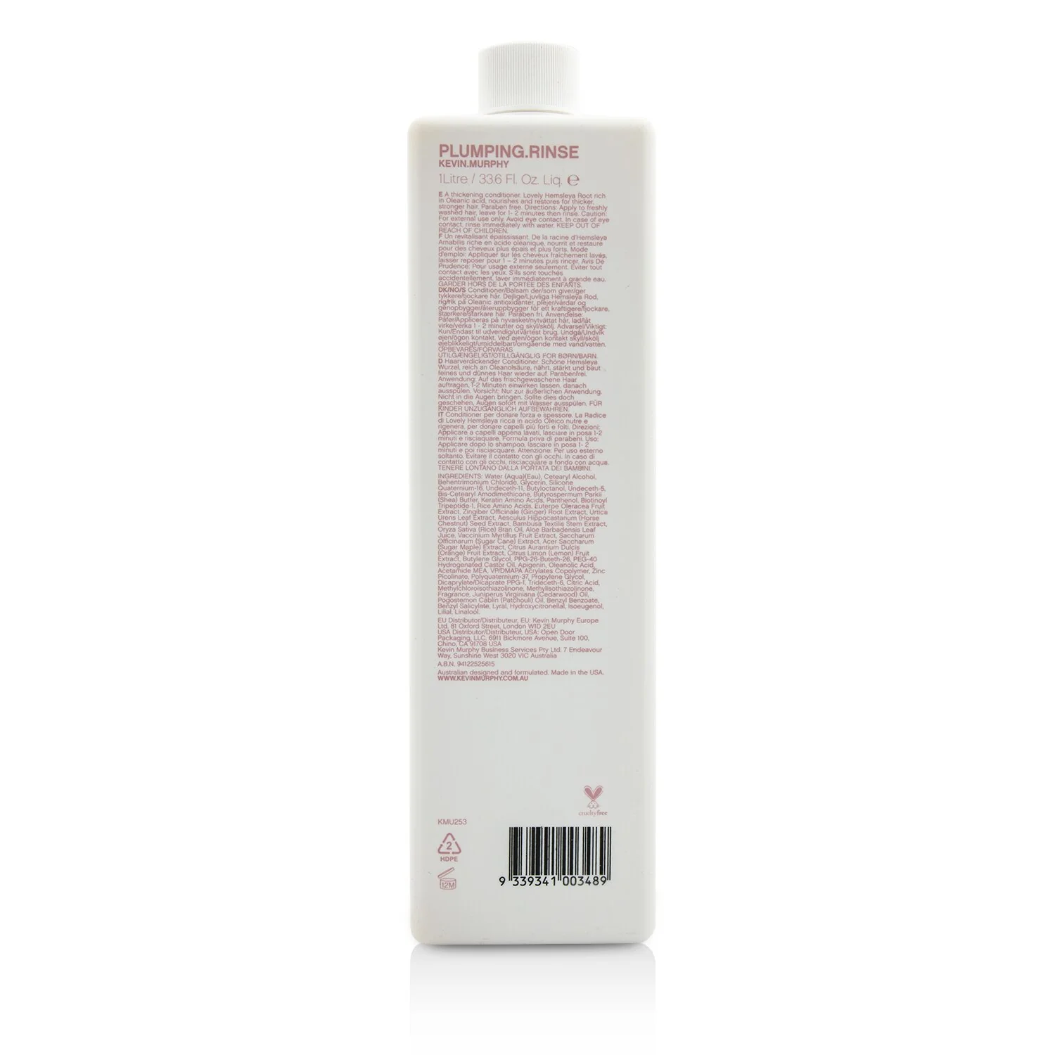 Kevin.Murphy Plumping.Rinse Densifying Conditioner (A Thickening Conditioner - For Thinning Hair)  250ml/8.4oz