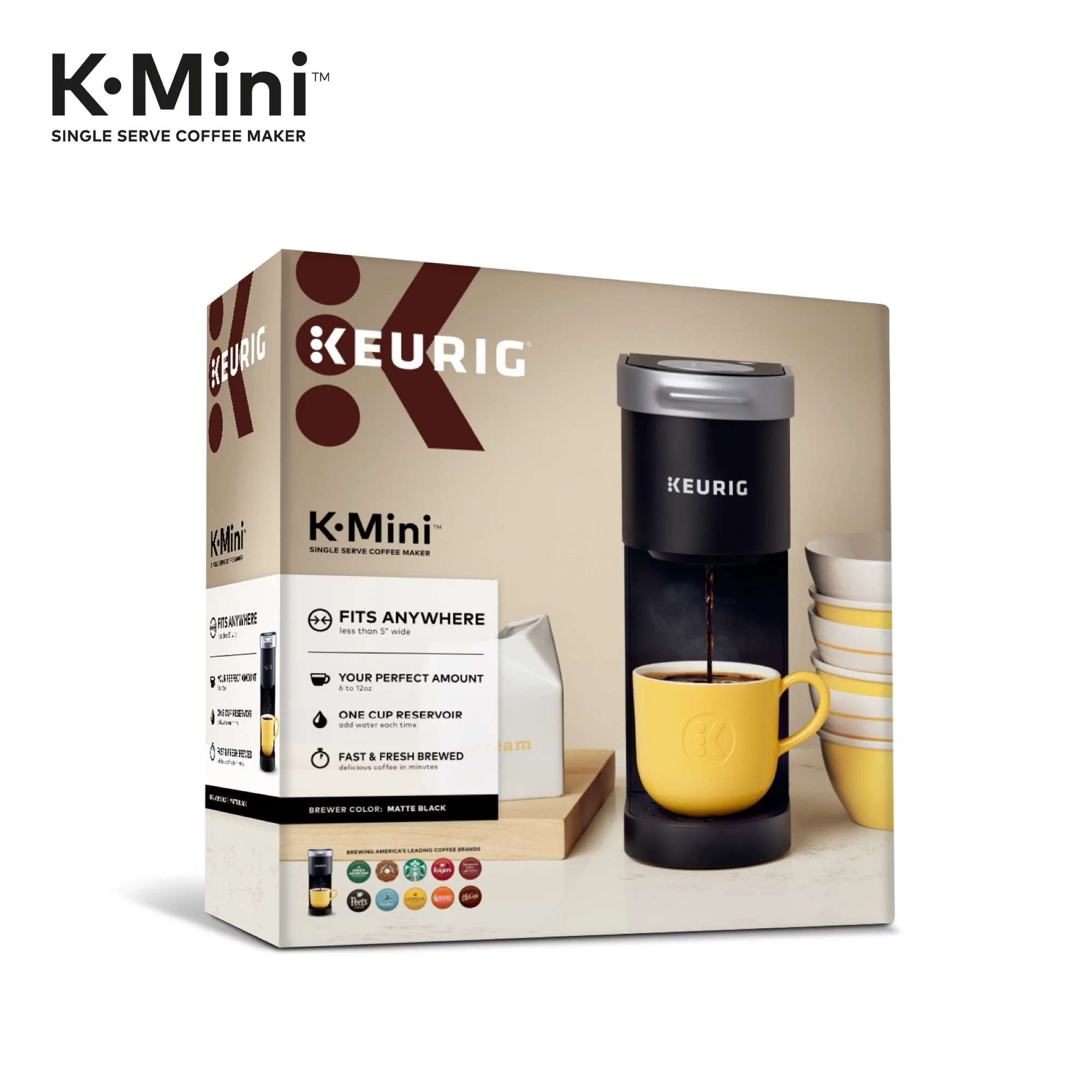Keurig K-Mini Single Serve Coffee Maker, Black