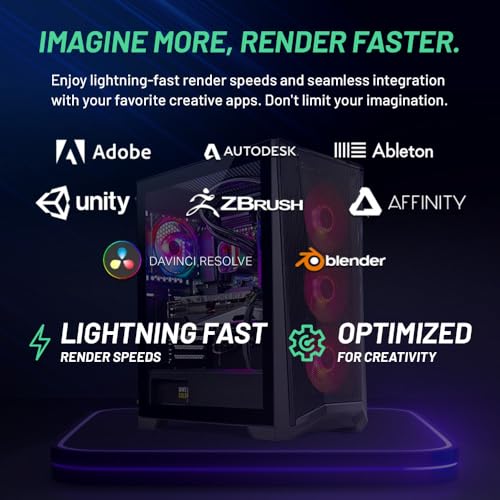Skytech King 95 Gaming PC Desktop, Ryzen 7 9700X 3.8 GHz (5.5GHz Turbo Boost), NVIDIA RTX 5070 12GB GDDR7, 1TB Gen4 SSD, 32GB DDR5 RAM 6000 RGB