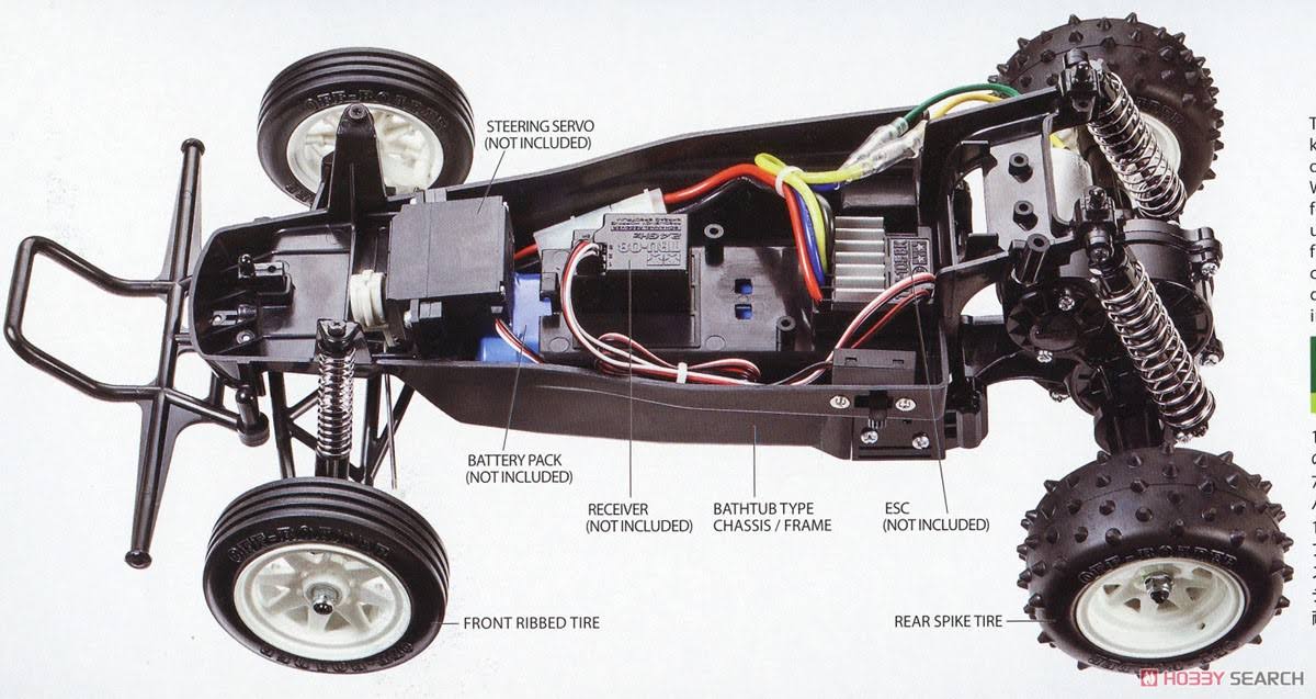 Tamiya Black SP 1/10 R/C The Grasshopper II TAM47471