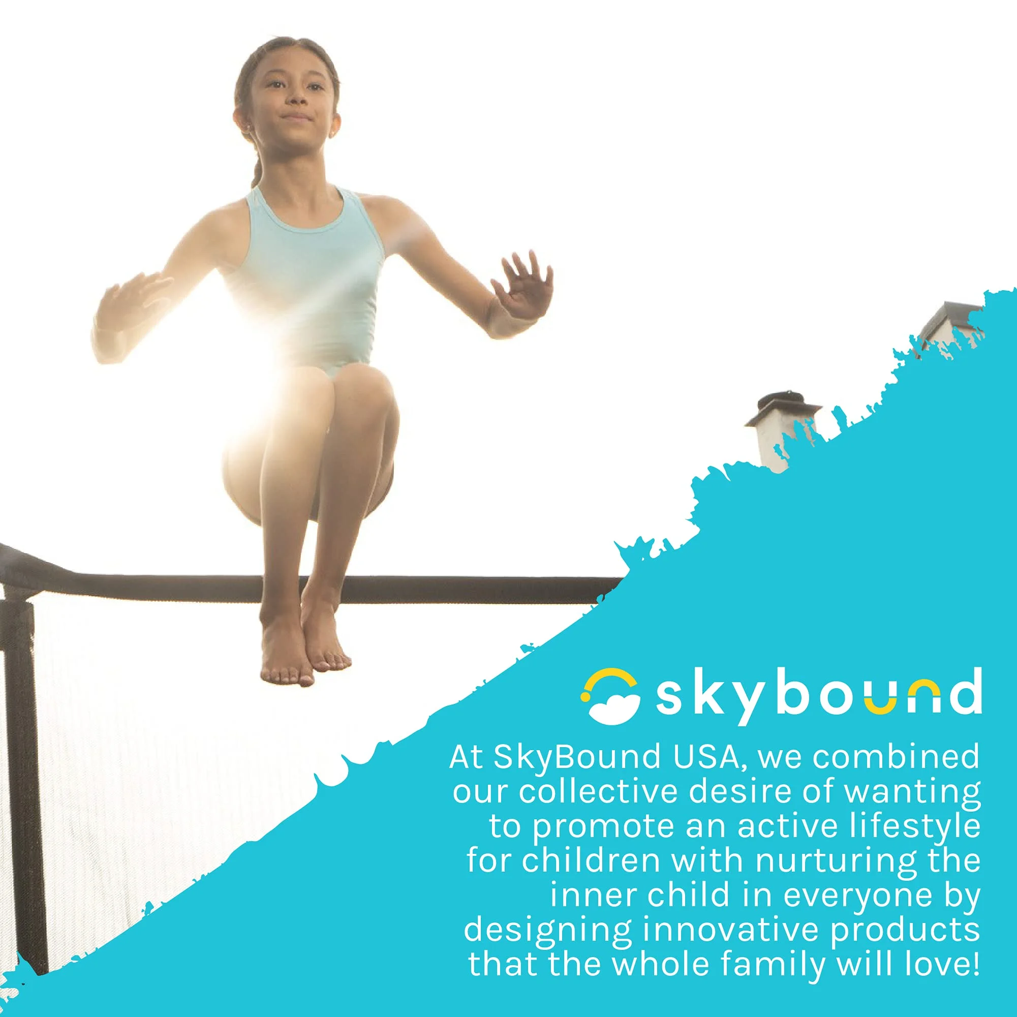 SkyBound Premium Trampoline Replacement Mat 150"Wide with 72 V-Rings for 14ft Trampoline fits 5.5"Springs,SunGuard Protection.