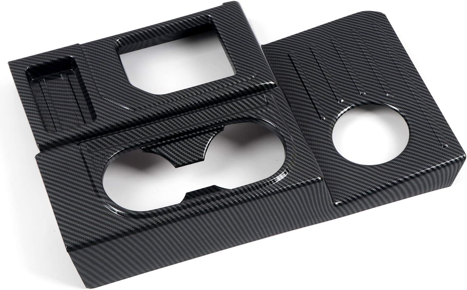 HIGH FLYING for Toyota Tundra 2014-2021 Car Accessories ABS Carbon Fiber Grain Center Consoles A/C Air Outlet Vent Decor Cover Trim 3pcs (Not Fit RHD)
