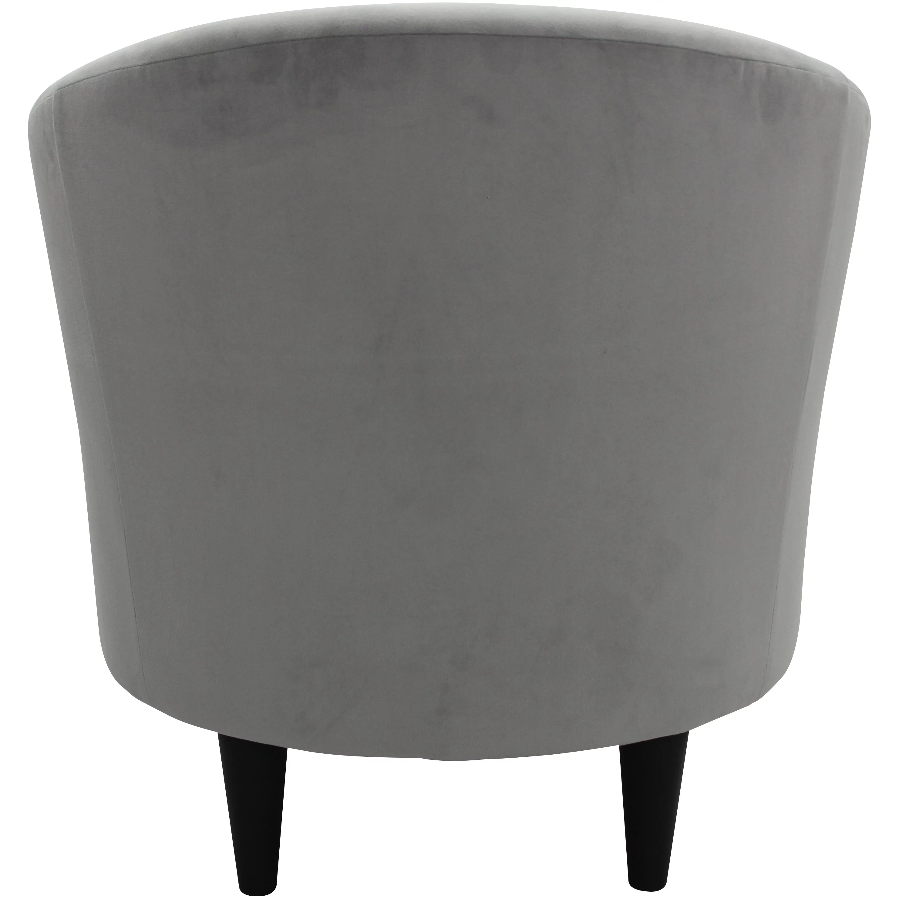 Mainstays Microfiber Tub Accent Chair, Dove Gray