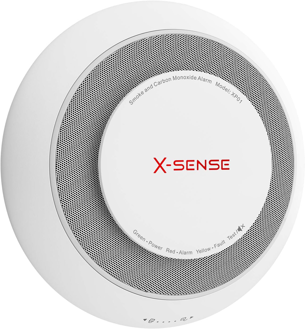 X-Sense 10-Year Battery Combination Smoke and Carbon Monoxide Alarm Detector with Large Silence Button, XP01