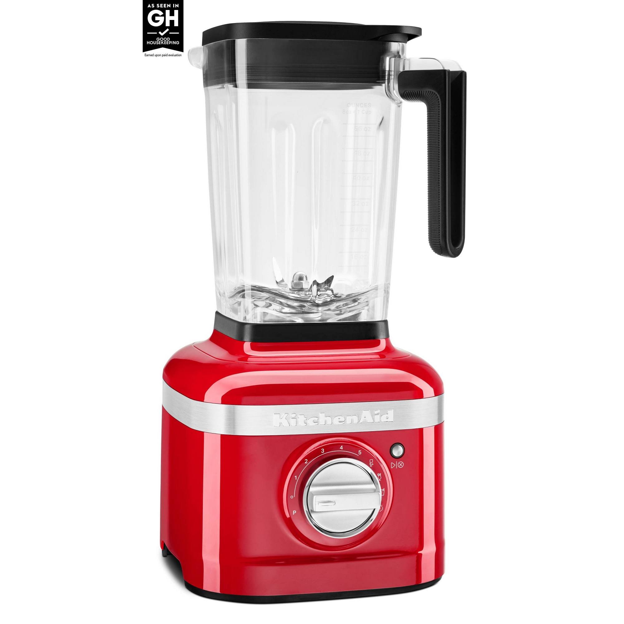 KitchenAid KSB4027PA K400 Countertop Blender, 56 oz, Passion Red