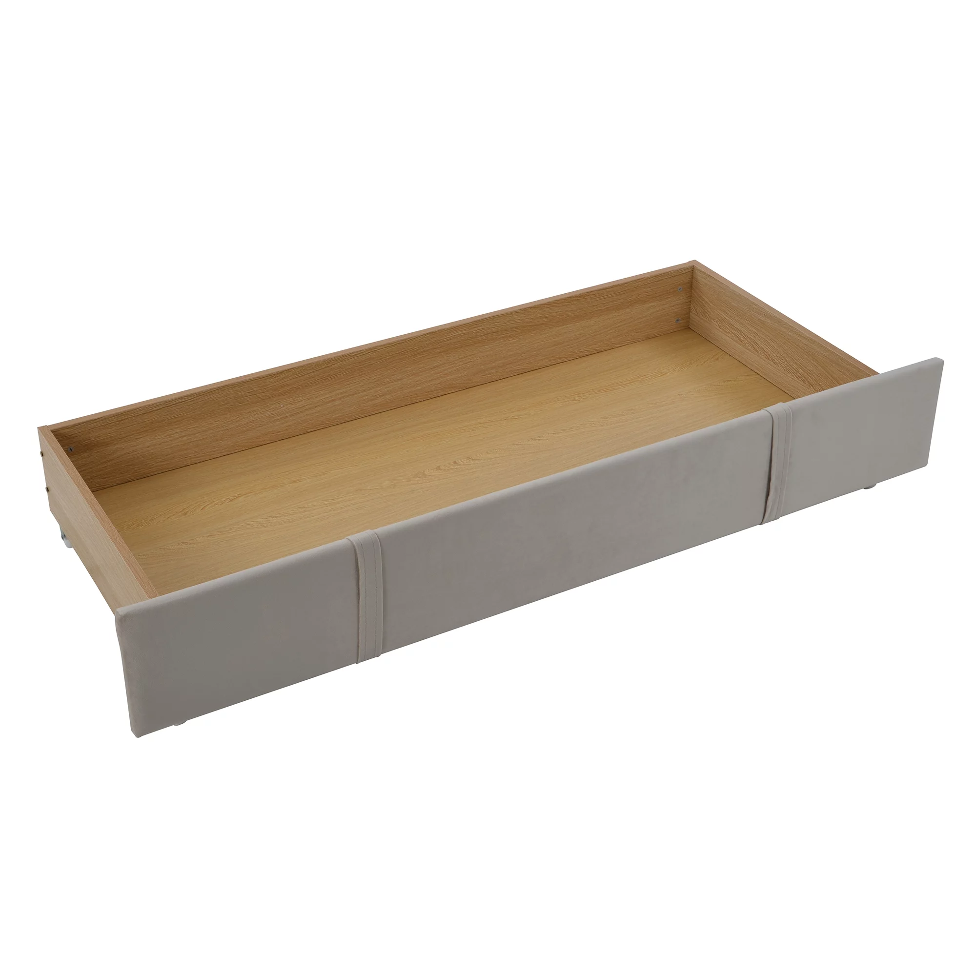 Queen Size Velvet Upholstered Platform Bed