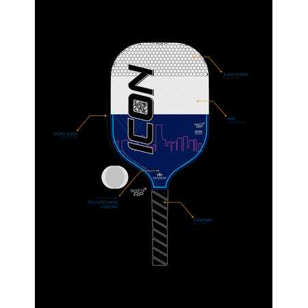 Diadem Icon Pickleball Paddle - Sports Supplies Online Store