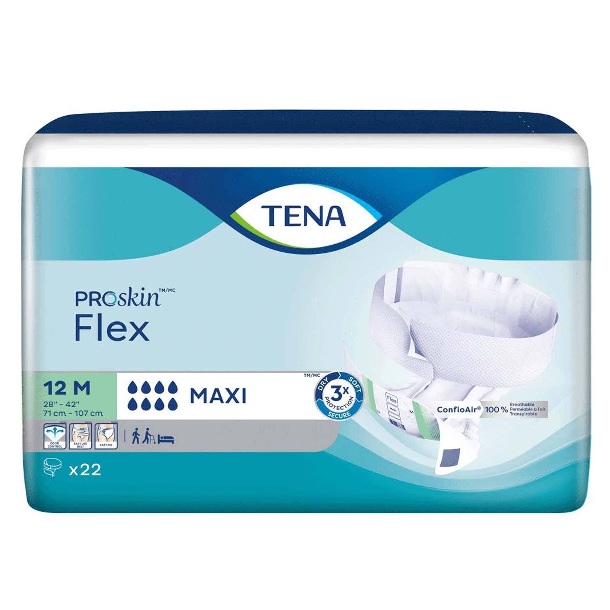 Tena, Flex Maxi Incontinence Belted Undergarment, Size 12; Case of 66
