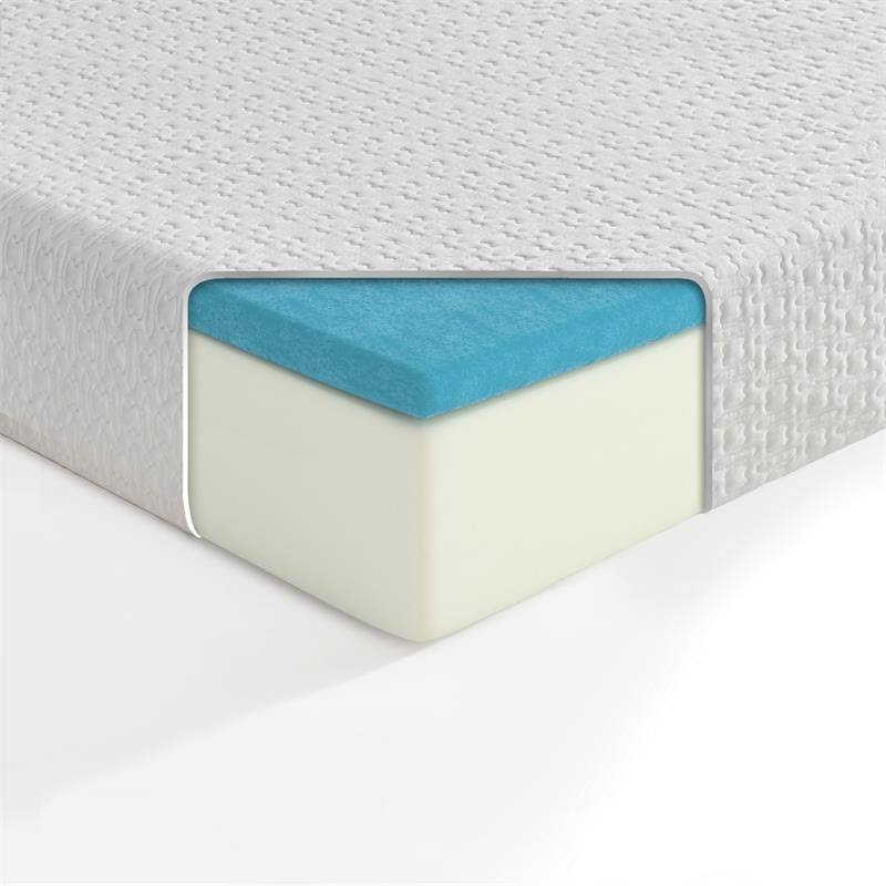 Bedding White 8x22 Full Memory Foam Mattress