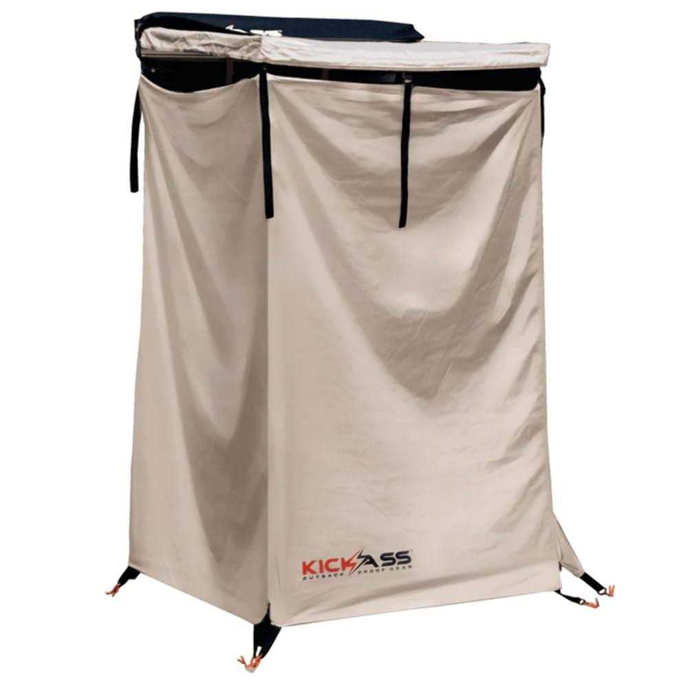 KickAss Premium Shower Tent Awning with Roof - Sports Supplies Online Store