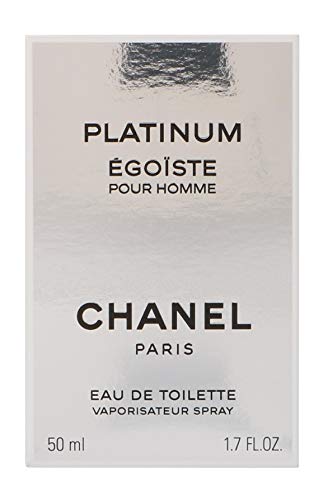 Egoiste Platinum by Chanel for Men, Eau De Toilette Spray, 3.4 Ounce