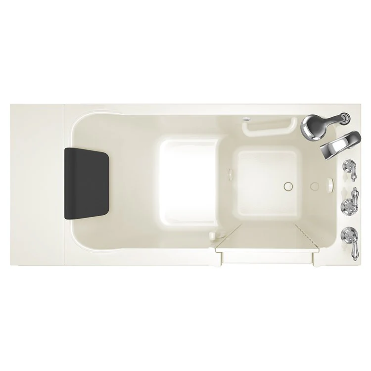 2848 Series 28"W x 48"L Acrylic Walk-In Soaking Bathtub with Right-Hand Drain/Faucet