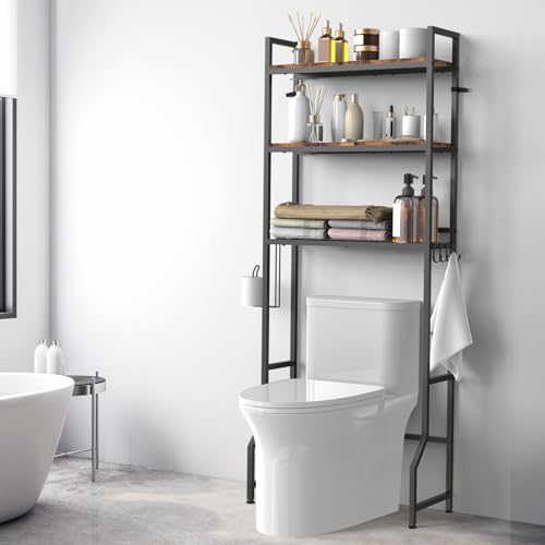 Over The Toilet Storage, Over Toilet Bathroom Organizer 3 Tier