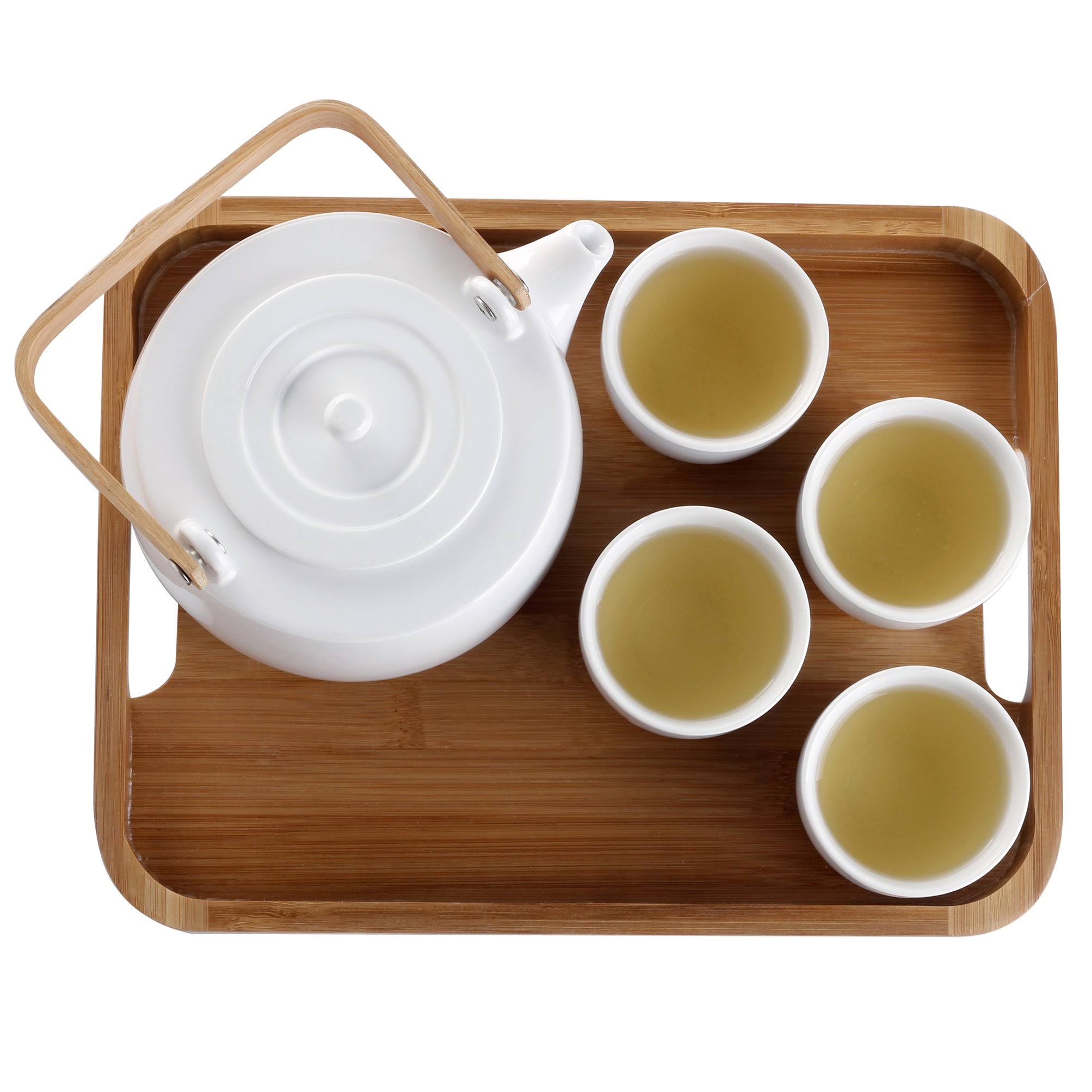 casaWare Serenity 7-Piece Tea Pot Set (White)